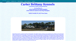 Desktop Screenshot of carterbrittanykennels.com